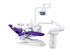 Professionele tandartsstoelunit met gesynchroniseerd stoelsysteem en assistentiebedieningspaneel - Product Image 3