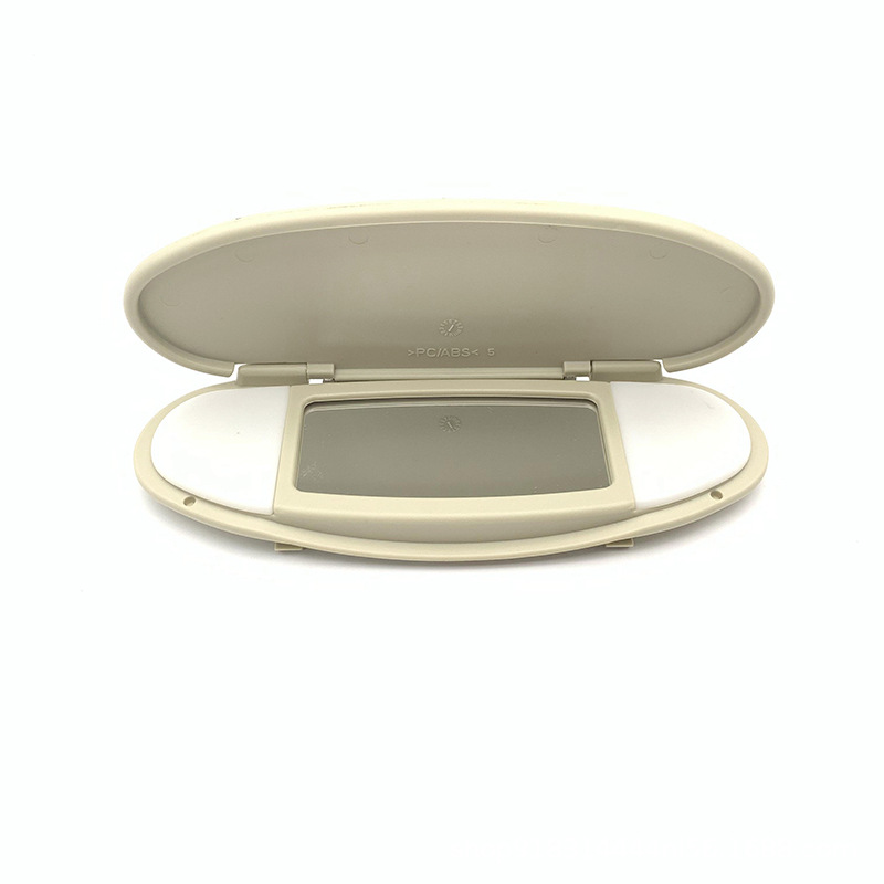 Housse de miroir de maquillage beige [avec abat-jour]