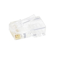 Connecteur RJ45 Cat 6a étanche, plaqué or, épaisseur 3u, Cat 6 8P8C, Cat5e, pour Ethernet industriel
