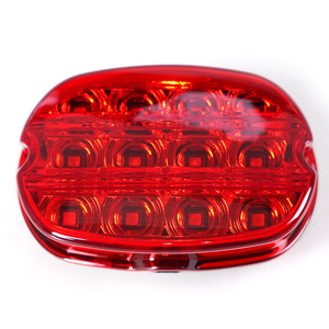 Luz Trasera LED Harley Roja Ahumada Negra de Repuesto para Motocicleta Harley Glide 883 1200 - Product Image 2