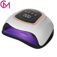 Lampe à ongles UV LED professionnelle 300W haute puissance avec écran LCD tactile, séchoir à vernis gel à séchage rapide, lumière UV pour salon de manucure