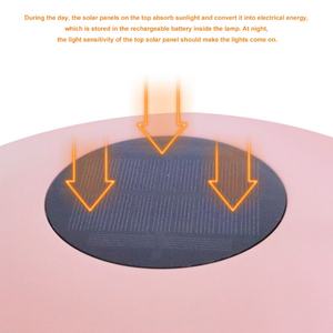Lámpara Solar LED Inalámbrica Recargable para Decoración de Jardín y Hogar, Moderna, para Restaurante y Mesita de Noche - Product Image 4