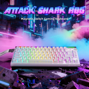 Attack Shark R85 HE Tastiera a Effetto Hall 75% 8000Hz Rapid Trigger 0.005mm 256K Scan Snap Tap DKS Schiuma a 5 Strati RGB Manopola Volume - Product Image 6