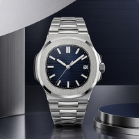 Reloj de Pulsera de Lujo para Hombre, Automático, Mecánico, con Movimiento Miyota, Cristal de Zafiro, Acero Inoxidable, Resistente al Agua, Luminoso