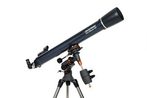 Télescope <span class=keywords><strong>Celestron</strong></span> <span class=keywords><strong>ASTROMASTER</strong></span> 90EQ, imagerie améliorée, luminosité et clarté accrues, télescope réflecteur newtonien - Product Image 3