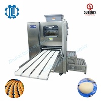 Machine industrielle automatique de portionnement, de façonnage et de roulage de pâtes pour pains à burger, hot-dogs et pains à sandwich, en acier inoxydable avec moteur