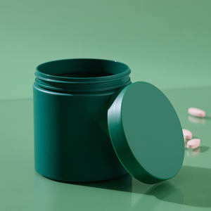 Soluciones de Empaque Personalizadas de Fábrica Directa: Frascos de Plástico PET para Alimentos y Suplementos para Mascotas, Frascos Cilíndricos de RPET de 8oz y 16oz - Product Image 6