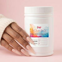 Poudre acrylique professionnelle 660g, 132 couleurs, en vrac, transparente, nude, rose, pour extension d'ongles
