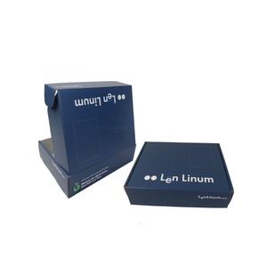 Custom Eco-Friendly Black Cardboard Gift Packaging <b>Box</b> with Embossing Corrugated Corrugated Mailing Shipping <b>Box</b> Custom Logo - Product Image 1