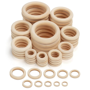 Chưa hoàn thành vòng gỗ Vòng vòng tròn tự nhiên lớn Vòng Gỗ Thủ Công Vòng nhiều kích cỡ chưa hoàn thành vòng gỗ - Product Image 5