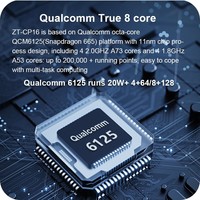 ZESTECH Factory 5 Couleurs Qual comm QCM6125 Octa-core DDR 8 + 128G WIRELESS Carplay streaming box 4G/WIFI Android ai box