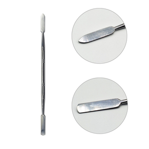 Double Ended <b>Cuticle</b> Pusher Straight Edge Cutter 100% Stainless Steel <b>Cuticle</b> Remover Professional Manicure Nail <b>Tool</b> - Product Image 5