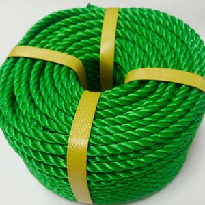 Factory High Quality 3/4 in PE Twisted <b>Fishing</b> Rope 3 Stands Polypropylene Rope <b>Floating</b> Poly Pro Cord Plastic Packing Rope - Product Image 3