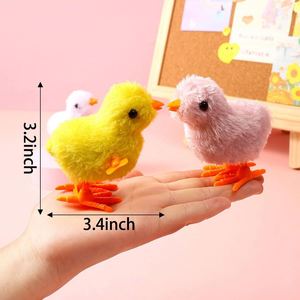 Stuffed and Jumping Chick Wind up <b>Toys</b> Novelty Chicken Hopping Windup <b>Toy</b> for <b>Cats</b> Pet <b>Interactive</b> <b>Toys</b> - Product Image 2