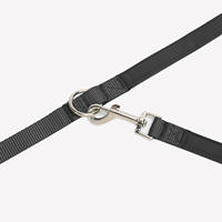 Laisse double professionnelle en nylon rembourré, simple, avec points réfléchissants, pour la course mains libres et l'entraînement, luxe et mode.