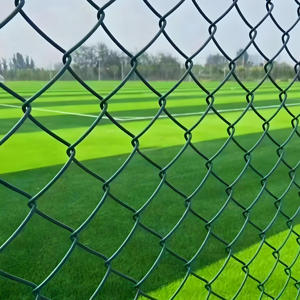 Recinzione a Maglie Concatenate Rivestita in PVC, Recinzione per Animali Domestici, Rete Metallica a Maglia Romboidale, Pannelli a Maglie Concatenate - Product Image 4