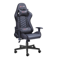 Chaise de jeu pour ordinateur PC en cuir, Silla Gamer, avec éclairage LED RGB, vente flash