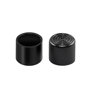 Couvre-pieds de protection antidérapants en caoutchouc pour meubles, chaises et tables, noirs, 22 mm, en PVC - Product Image 2