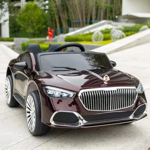 Cochecito mecedora de Doble accionamiento, coche de juguete grande de plástico eléctrico de cuatro ruedas con Control remoto para niños y bebés - Product Image 1