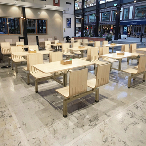 Centro commerciale ristorante set di mobili <span class=keywords><strong>design</strong></span> food court sedia tavolo ristorante - Product Image 1