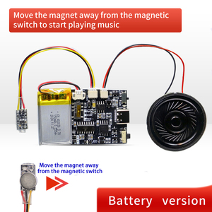 Carte de vœux enregistreuse GC07A-L GC07A-C, mouvement DIY, cadeau créatif, <span class=keywords><strong>module</strong></span> musical, téléchargement MP3, lecture vocale, carte de Noël, carte d'anniversaire - Product Image 5