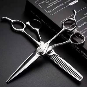 Tijeras de Peluquería Profesionales Jp440c de Acero Inoxidable con Cabeza Recta 440C para Salón de Belleza con Acabado Pulido Fino - Product Image 2