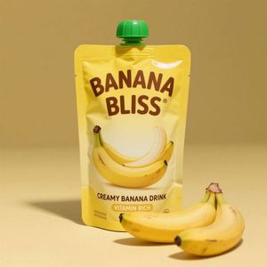 Bolsa con Boquilla para Alimentos para Bebés Ecológica Personalizada, Bolsa Transparente con Boquilla para Bebidas y Jugos - Product Image 1