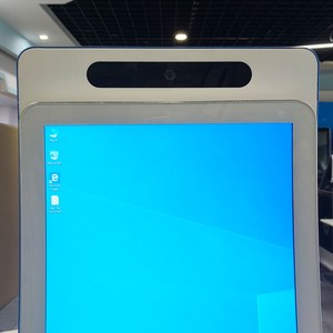 23.6 inch màn hình cong màn hình cảm ứng tự phục vụ thanh toán kiosk tầng thường vụ với đầu đọc thẻ máy ảnh máy in QR đọc mã - Product Image 6