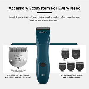 Cuchilla de Repuesto de Cerámica 5 en 1 Plus-6F Compatible con Andis <span class=keywords><strong>Wahl</strong></span> PGC-580/680/780, Cabezal de Corte para Recortadora de Mascotas - Product Image 2