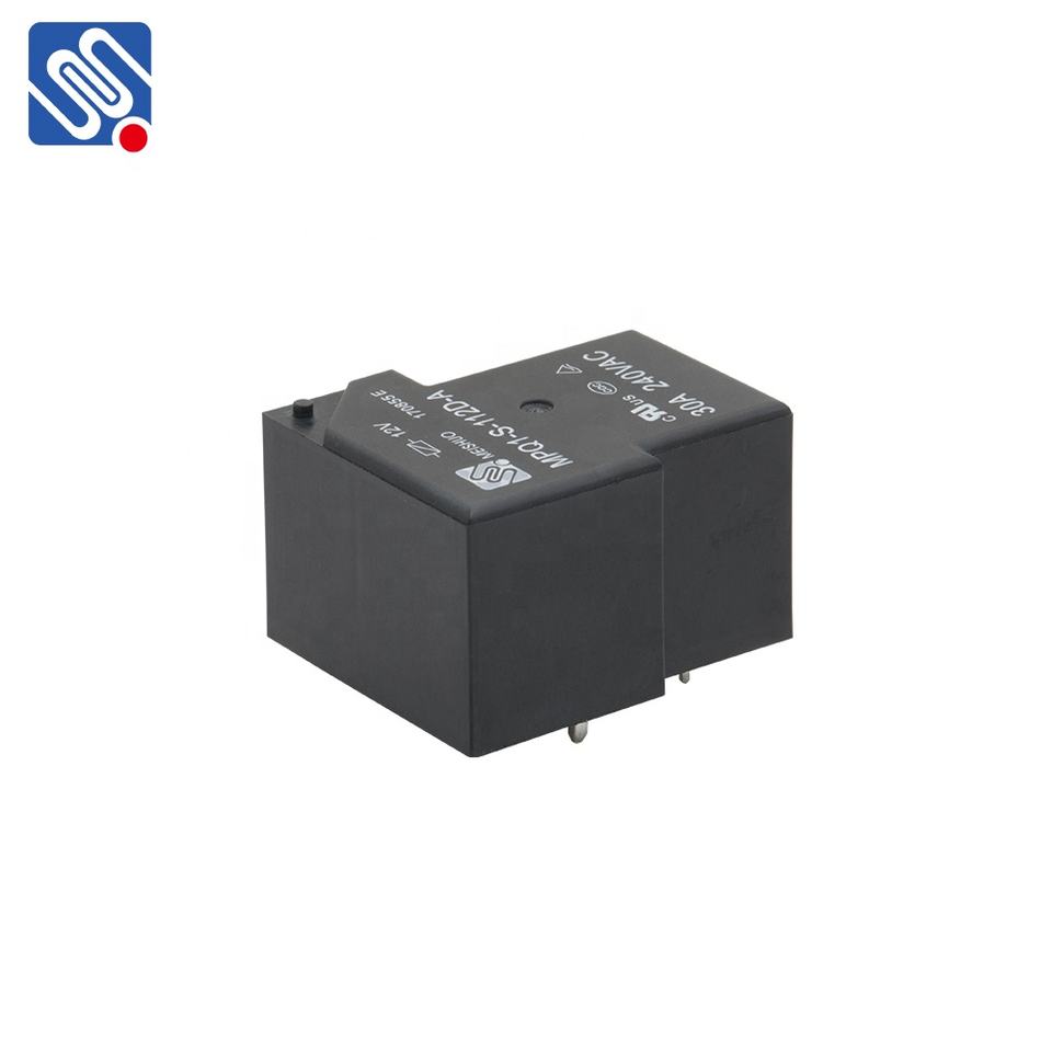 Meishuo MPQ1-S-112D-A 12V DC High Power Electromagnetic Relay Miniature Changeover Type with Sealed for New Energy