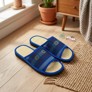 Pantuflas Desechables de Algodón para Interiores, Aptas para Spa, de Fibra de Seagrass, para Hotel, Cómodas, Tallas 36-47, Hechas en Vietnam Huong - Product Image 3
