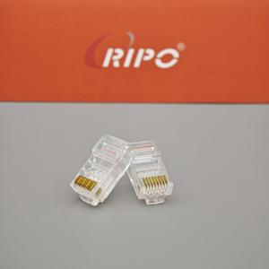 Oferta Especial: Conector RJ45 Cat6 UTP 8P8C, Bloque de Terminales Chapado en Oro de 50u (4 Arriba, 4 Abajo) para Cableado de Centros de Datos - Product Image 2