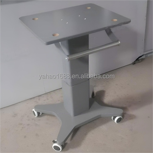 モダンなモバイル美容機器カート、スパ、サロン、ジム、リビングルーム用のステンレス製トロリー付き - Product Image 3