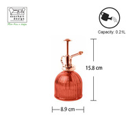 TR023 Esschert Design 3 couleurs tendance nouveau bureau Mini plante brumisateur vente en gros verre intérieur plante brumisateur