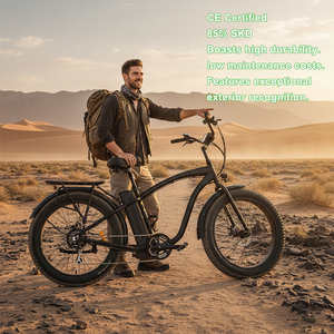 Vélo de plage électrique 250 watts, 26 pouces, pneus larges 4.0, batterie lithium 48v 500w 15ah 20ah - Product Image 2