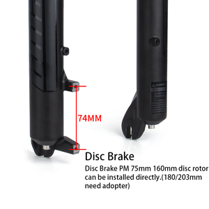 <span class=keywords><strong>Fourche</strong></span> <span class=keywords><strong>de</strong></span> vélo <span class=keywords><strong>de</strong></span> neige à Double épaule Qr plage 26x4.0 pouces/20x4.0 pouces 130mm <span class=keywords><strong>fourche</strong></span> avant <span class=keywords><strong>de</strong></span> <span class=keywords><strong>vtt</strong></span> à Suspension pneumatique - Product Image 4