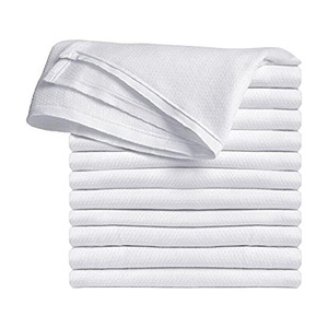 Ensemble de serviettes de bain de luxe pour hôtel 5 étoiles, 100% coton tissé, blanc, avec serviettes pour les mains et le visage - Séchage rapide, respectueux de l'environnement - Product Image 1