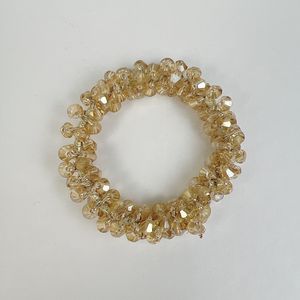 Perline di cristallo braccialetto di coda di cavallo porta elastici elastici accessori per capelli per donne ragazze - Product Image 5