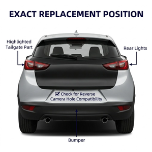 Conjunto de Capó Delantero de Acero para <span class=keywords><strong>Mazda</strong></span> CX-<span class=keywords><strong>3</strong></span>, Nuevo Componente de Repuesto para Carrocería - Product Image 3