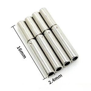 Hebillas Metálicas de Acero Doradas y Negras para Joyería DIY, Duraderas para Cuerdas Enceradas y Pulseras - Product Image 2