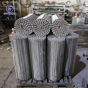 สายพานลำเลียงแบบตาข่ายเหล็กกล้าไร้สนิมเกรดอาหารสำหรับสายการจัดการพัสดุ/การคัดแยก/การบรรจุภัณฑ์ |   ระบบลำเลียงโลหะความแข็งแรงสูง - Product Image 4