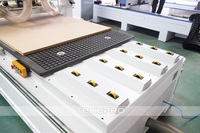 Máquina CNC TechPro para Fabricación de Muebles, Router CNC ATC con Cambiador de Herramientas Lineal
