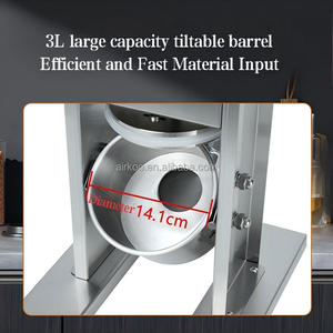 Embutidora de Salchichas Eléctrica Comercial con Pedal Nuevo de Acero Inoxidable para Procesamiento de Carne para Uso en Comedores - Product Image 3