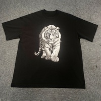 T-shirts personnalisés OEM 300 g/m² - Camisetas Playeras - T-shirts graphiques numériques DTG épais - Crop top - T-shirts courts 250 g/m² - T-shirt court boxy pour hommes