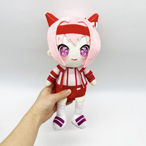 ตุ๊กตาผ้ากำมะหยี่น่ารัก ตุ๊กตาสาวน้อยน่ากอด นุ่มนิ่ม แบบชิบิ นั่งได้ น่ารักมากๆ ขายส่ง รับผลิตตามแบบ OEM ODM - Product Image 5