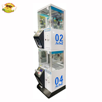 Machine d'arcade commerciale à griffes pour attraper les poupées, avec accepteur de pièces et billets, pour centres commerciaux, parcs d'attractions pour enfants, boutiques et parcs ludiques, avec système de rédemption de prix, design attrayant