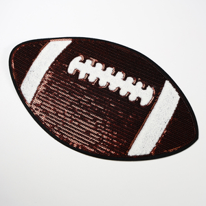 แผ่นปักเลื่อมสำหรับเล่นเบสบอลแบบไม่ต่ำแผ่นปะติดสำหรับวันเกมออกแบบได้ตามต้องการ - Product Image 1