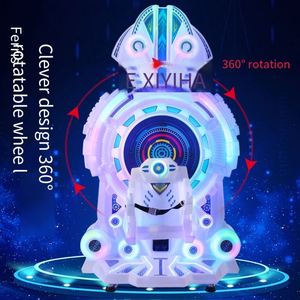 Wholesale Gemini Coin-Operated Electric Rocking Car Double Person 360 Degree Rotating Ferris Wheel Kiddie Ride <b>ABS</b> PP Material - Product Image 4