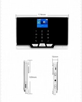 Sistem Alarm Keamanan Tuya WiFi GSM Pusat Alarm Layar TFT 2.4 inci 100 sensor nirkabel Alexa Google Assistant ZX-G20 50-100m