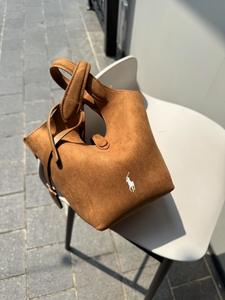 Sac de panier en tissu daim Raff <span class=keywords><strong>Polo</strong></span> le plus vendu transfrontalier 2025 sac seau nouveau sac à main à bandoulière unique pour les femmes - Product Image 3